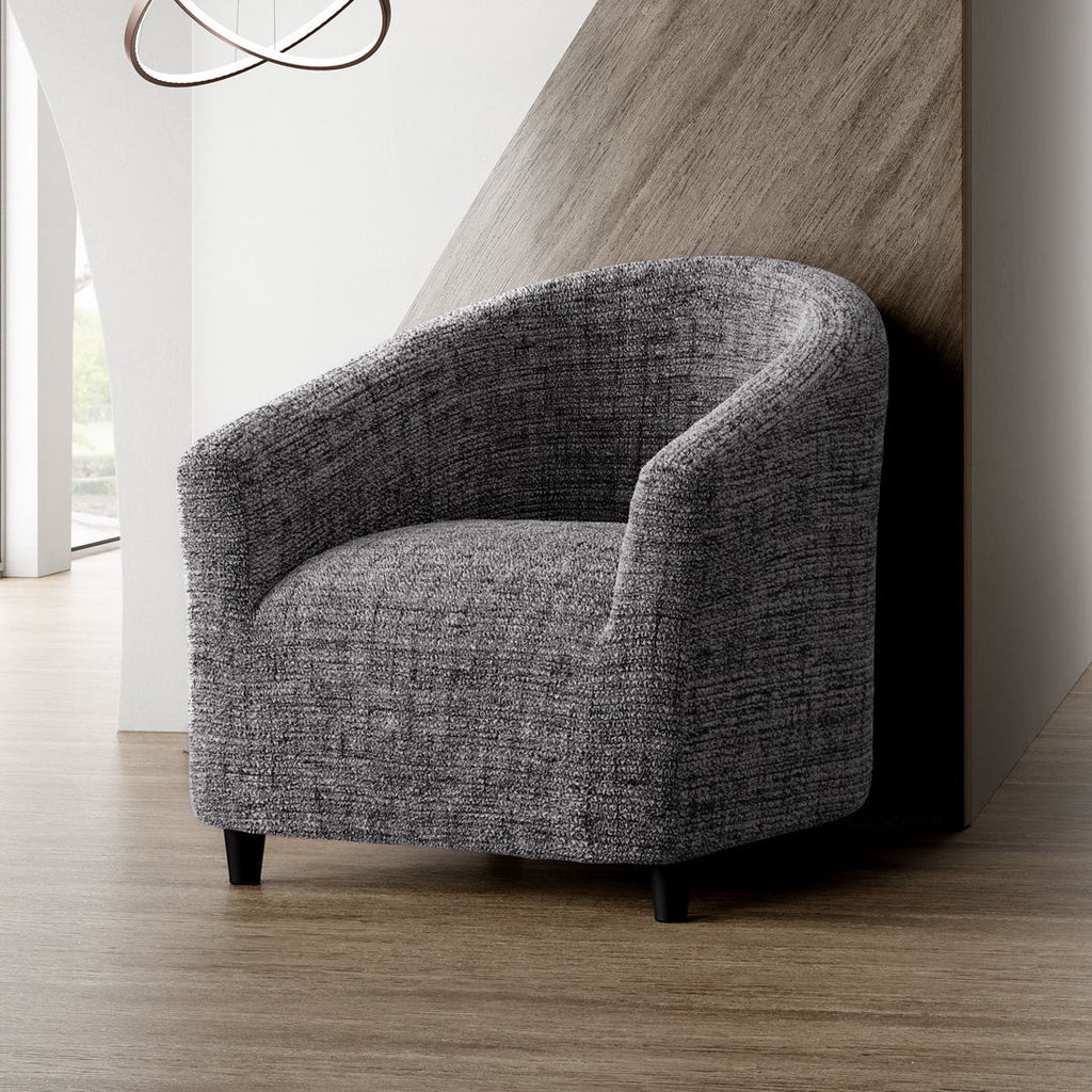 Printed Microfibra - Funda Poltrona Black Pepper