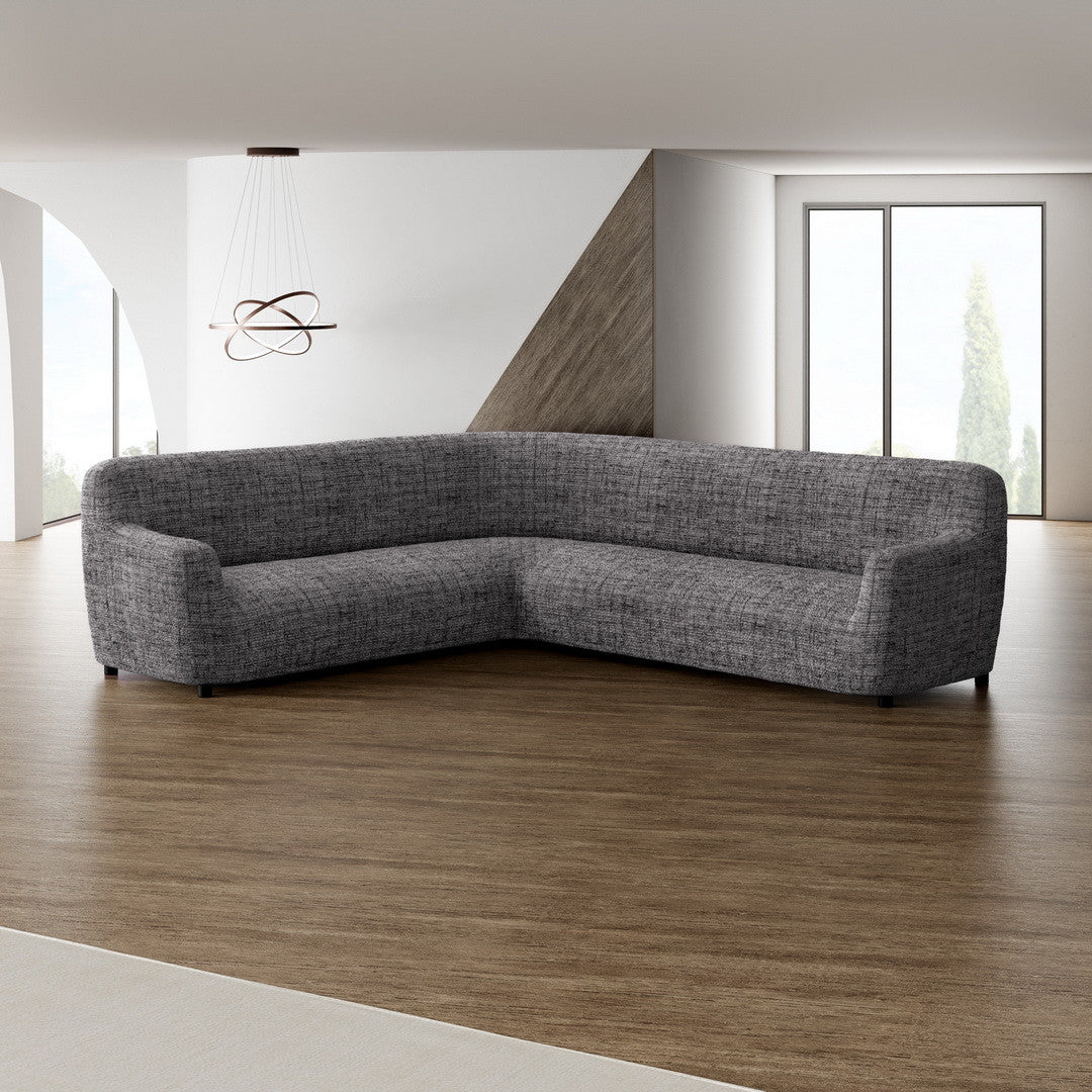 Printed Microfibra - Funda Sofa Esquinero Black Pepper