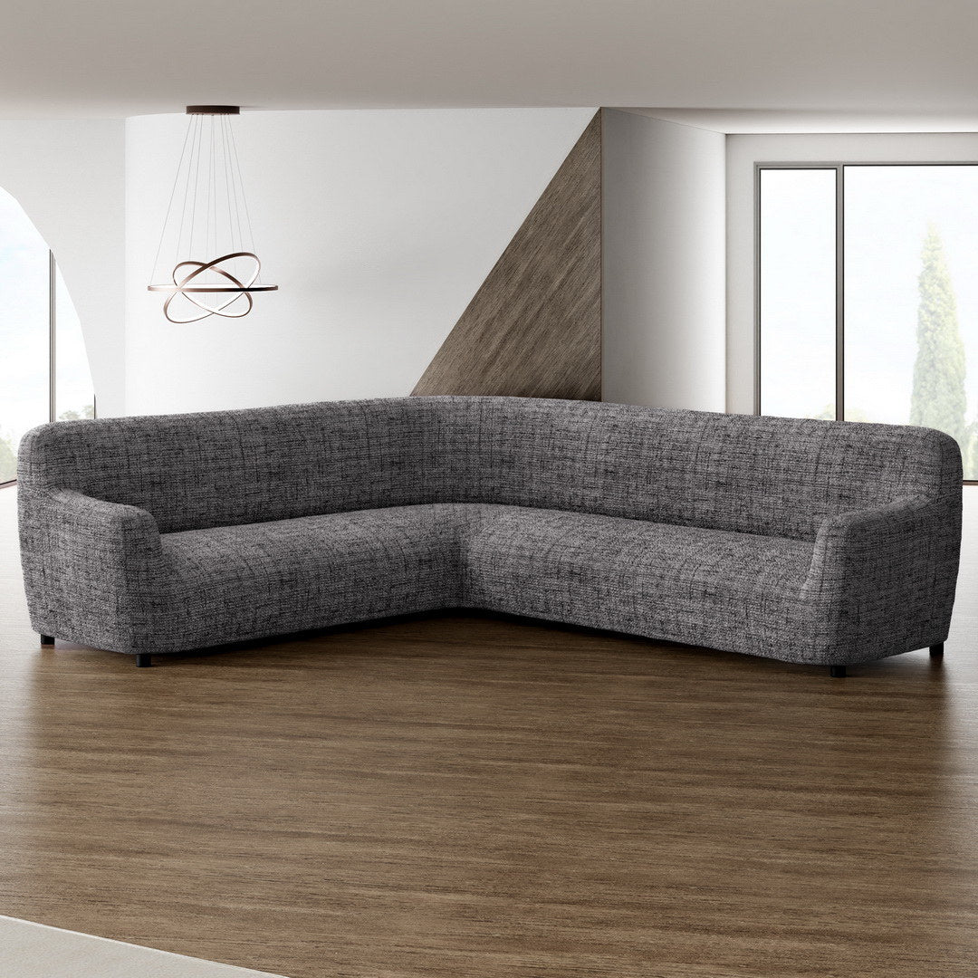 Printed Microfibra - Funda Sofa Esquinero Black Pepper