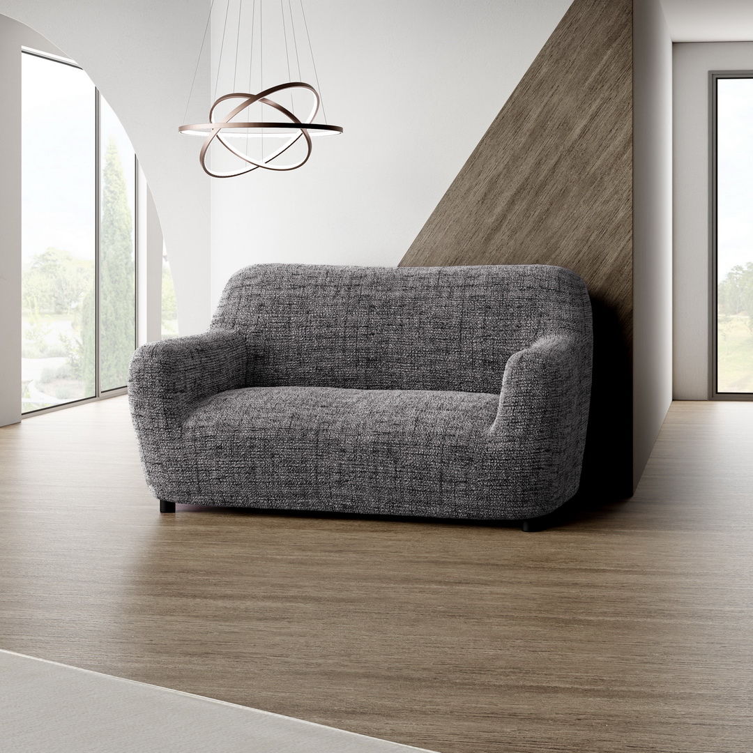 Printed Microfibra - Funda Sofa 2 cuerpos Black Pepper