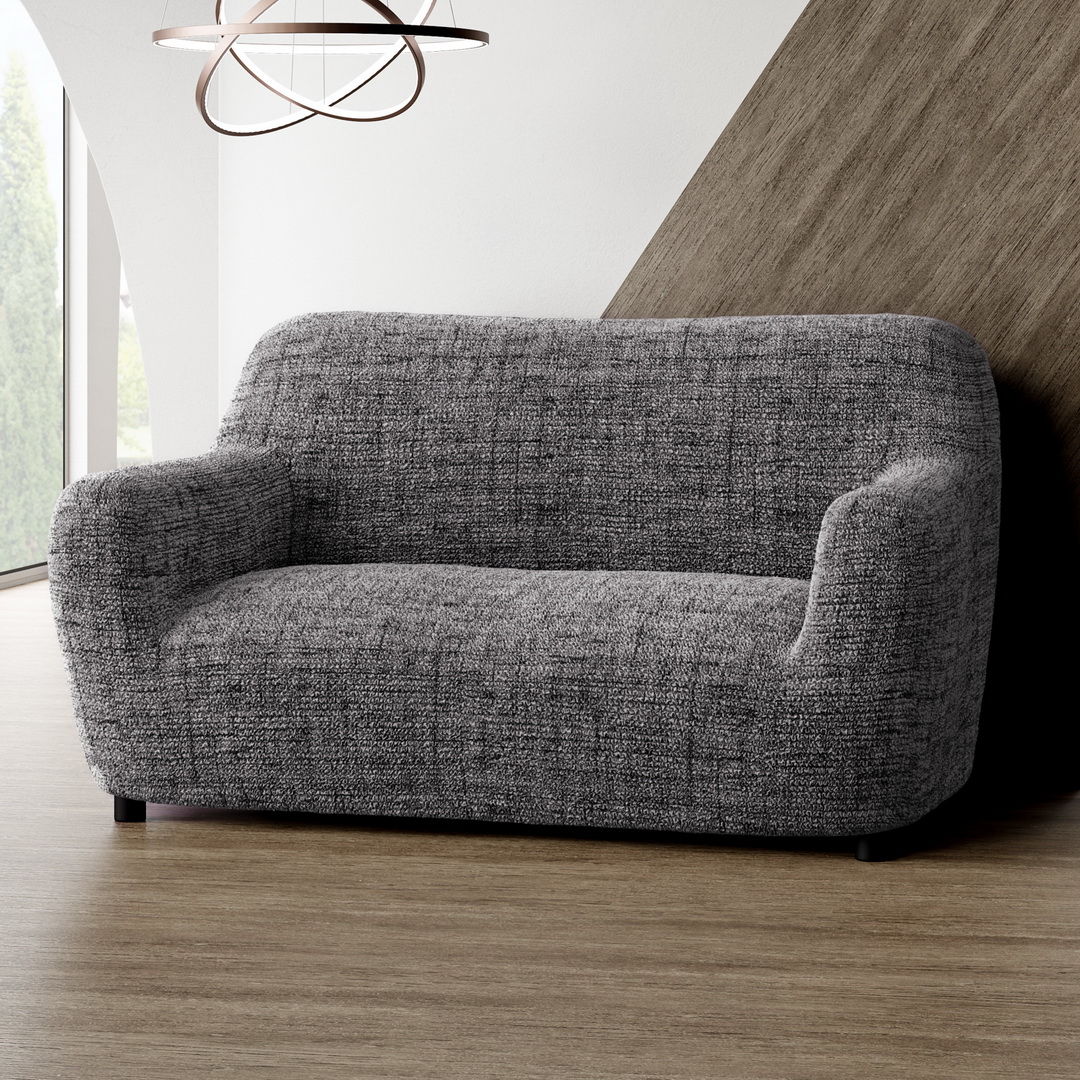 Printed Microfibra - Funda Sofa 2 cuerpos Black Pepper