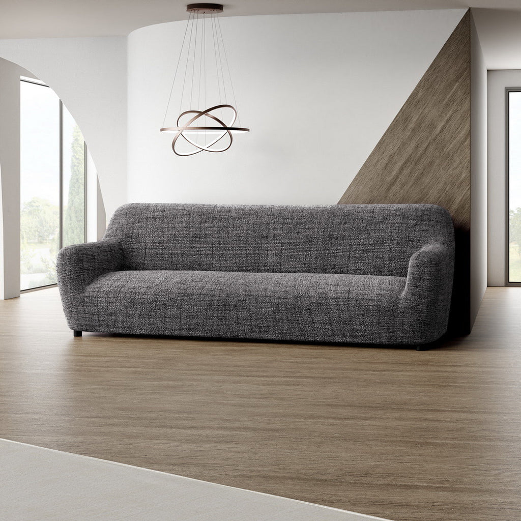 Printed Microfibra - Funda Sofa 4 cuerpos Black Pepper