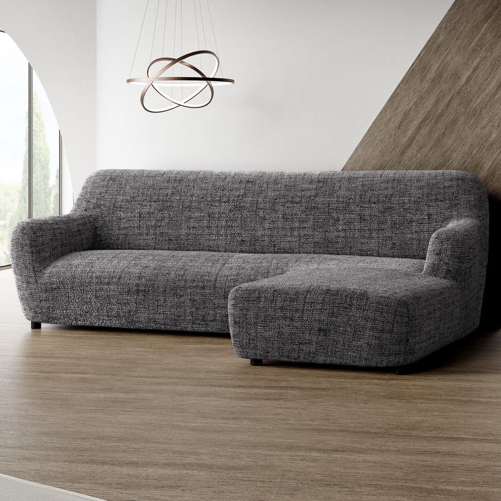 Printed Microfibra - Funda Sofa L Derecho Black Pepper