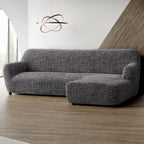 Printed Microfibra - Funda Sofa L Derecho Black Pepper