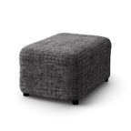 Printed Microfibra - Funda Ottomana Black Pepper