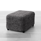Printed Microfibra - Funda Ottomana Black Pepper