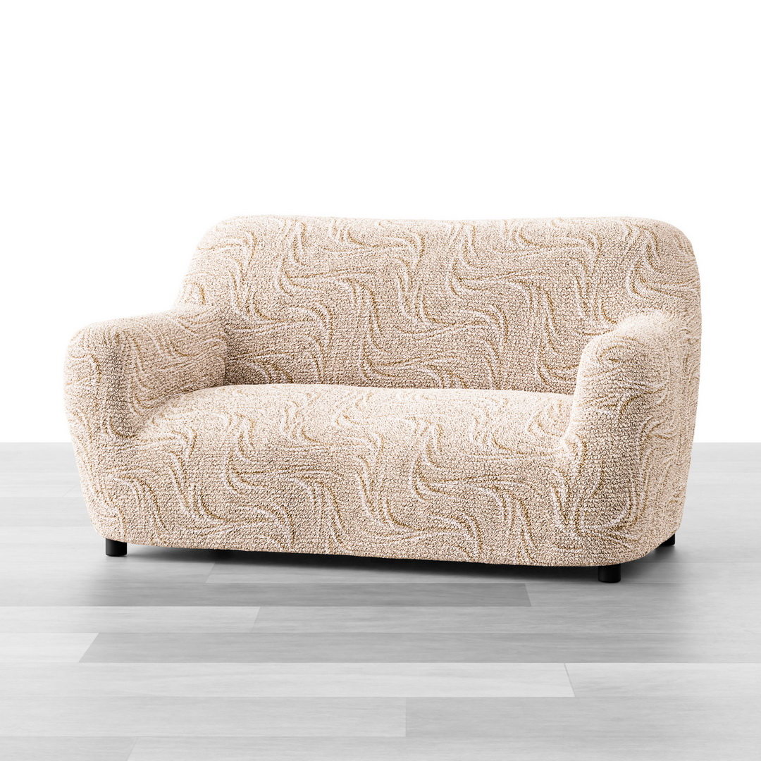Printed Microfibra - Funda Sofa 2 cuerpos Ambar