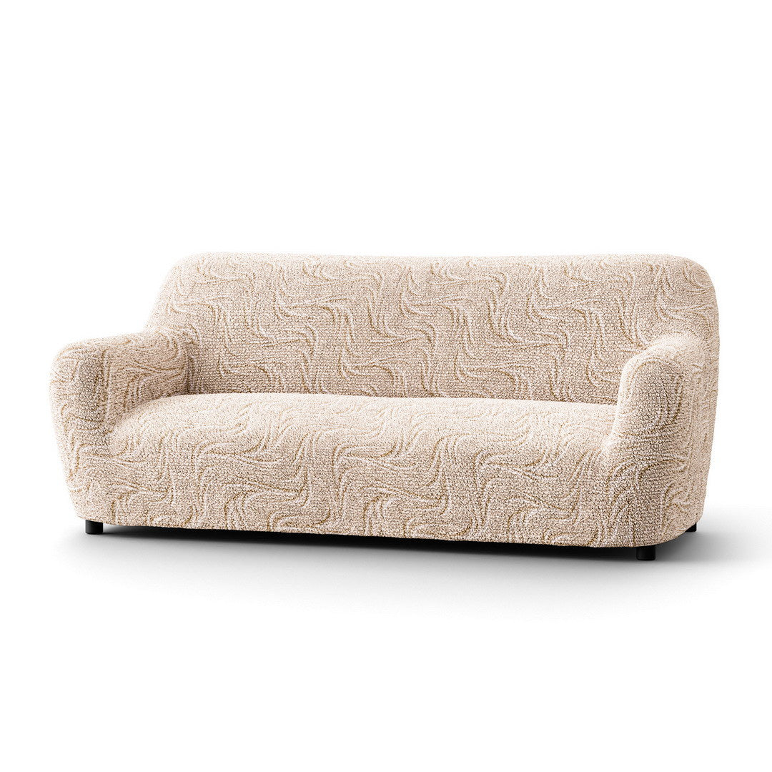 Printed Microfibra - Funda Sofa 3 cuerpos Ambar