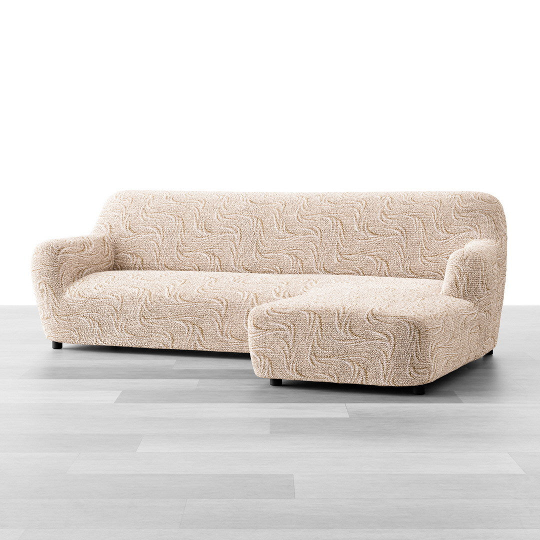 Printed Microfibra - Funda Sofa L Derecho Ambar