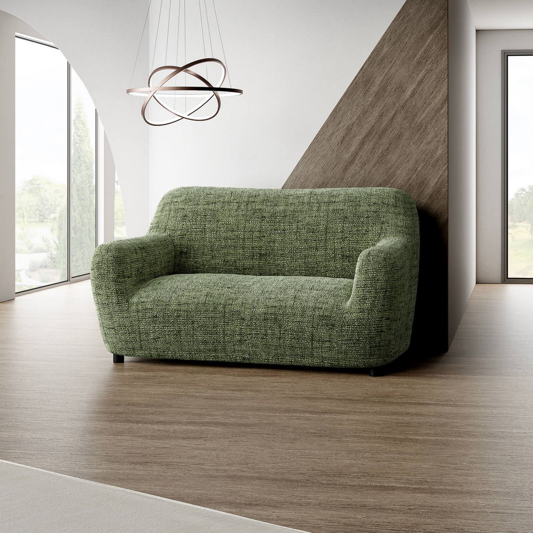 Printed Microfibra - Funda Sofa 2 cuerpos Olive