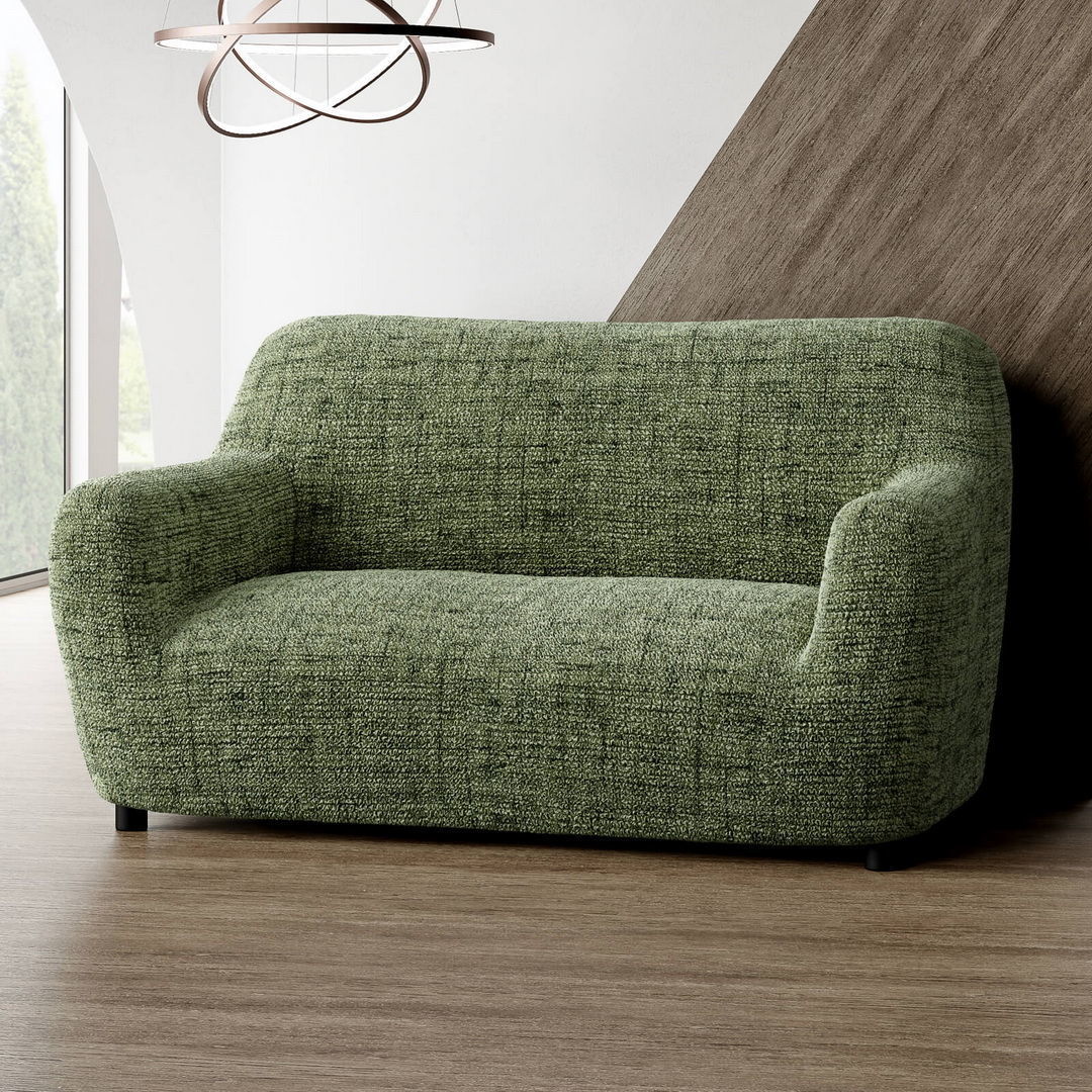 Printed Microfibra - Funda Sofa 2 cuerpos Olive