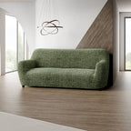 Printed Microfibra - Funda Sofa 3 cuerpos Olive