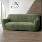 Printed Microfibra - Funda Sofa 3 cuerpos Olive