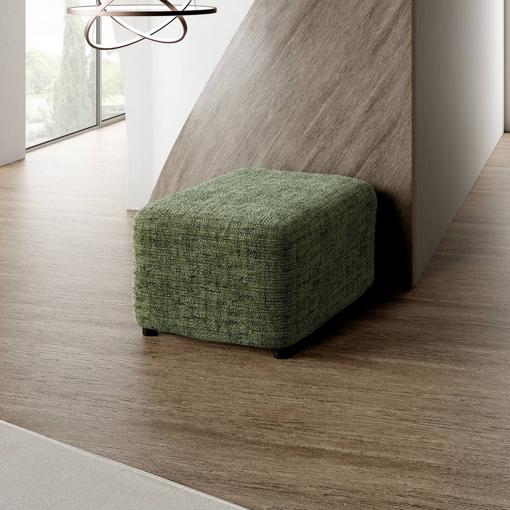 Printed Microfibra - Funda Ottomana Olive