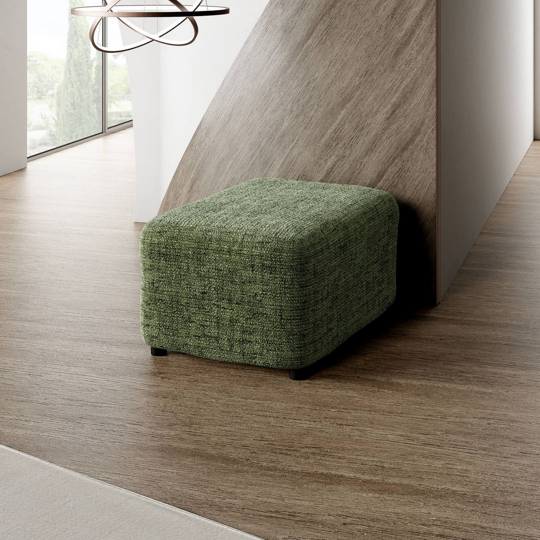 Printed Microfibra - Funda Ottomana Olive