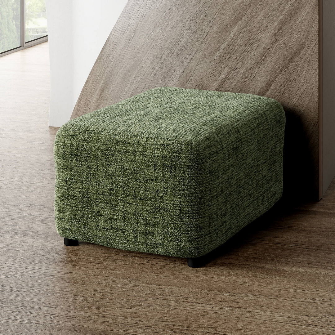 Printed Microfibra - Funda Ottomana Olive