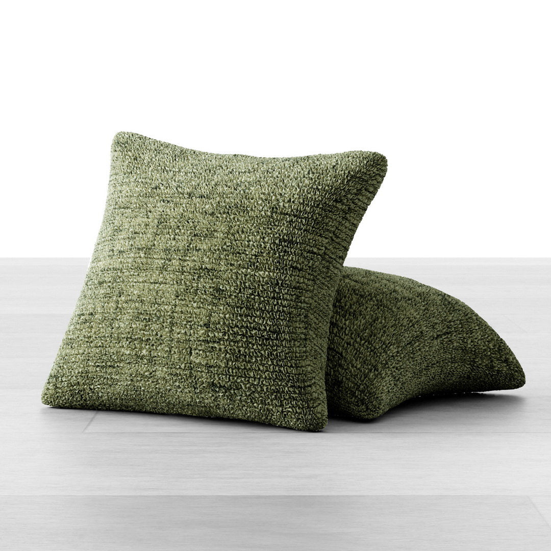 Printed Microfibra - 2 Fundas Cojines Olive