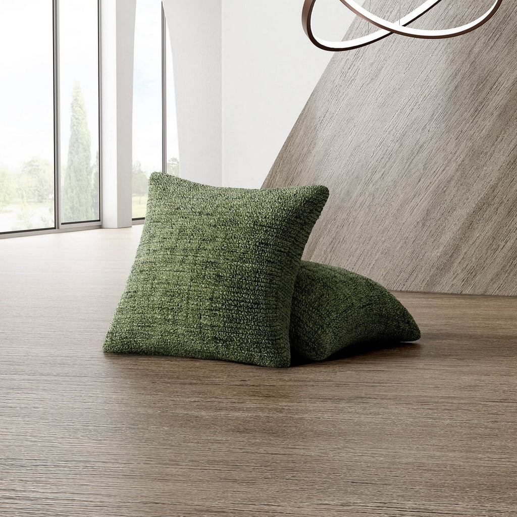 Printed Microfibra - 2 Fundas Cojines Olive