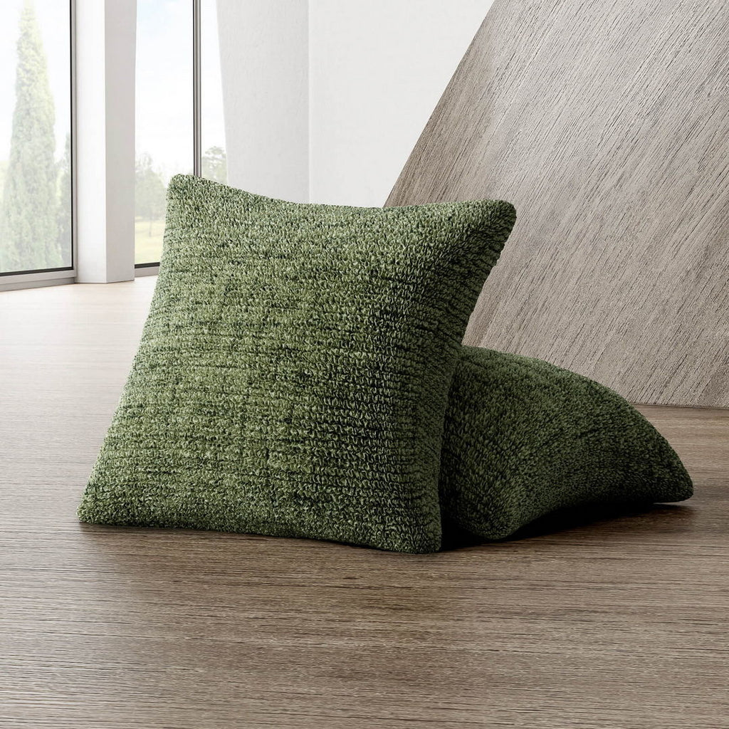 Printed Microfibra - 2 Fundas Cojines Olive