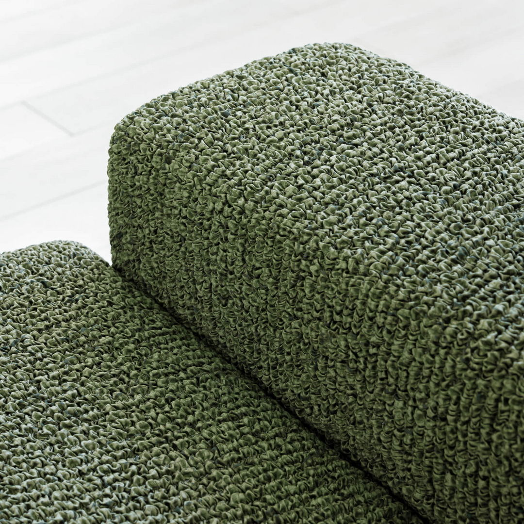 Printed Microfibra - Funda Sofa 3 cuerpos Olive