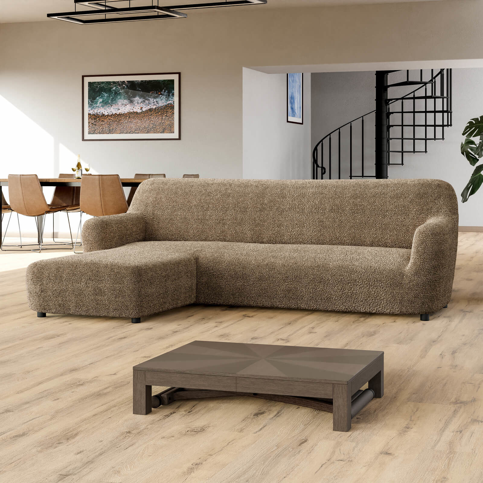 Printed Microfibra - Funda Sofa L Izquierdo Sienna