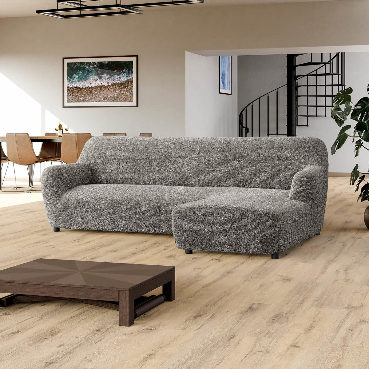 Printed Microfibra - Funda Sofa L Derecho Basalt