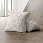 Printed Microfibra - 2 Fundas Cojines Stracciatella