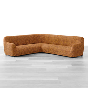 Printed Microfibra - Funda Sofa Esquinero Bronze