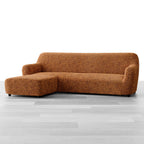 Printed Microfibra - Funda Sofa L Izquierdo Bronze