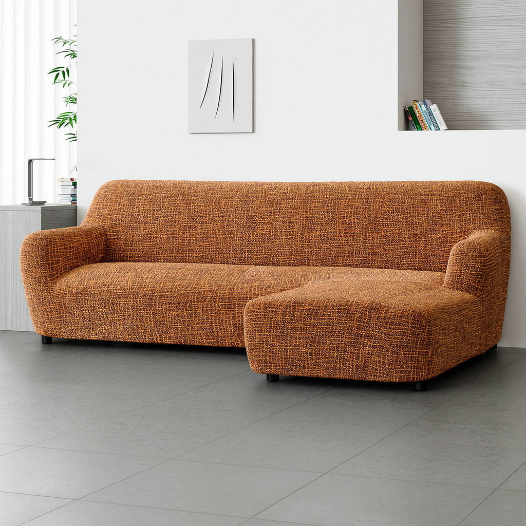 Printed Microfibra - Funda Sofa L Derecho Bronze