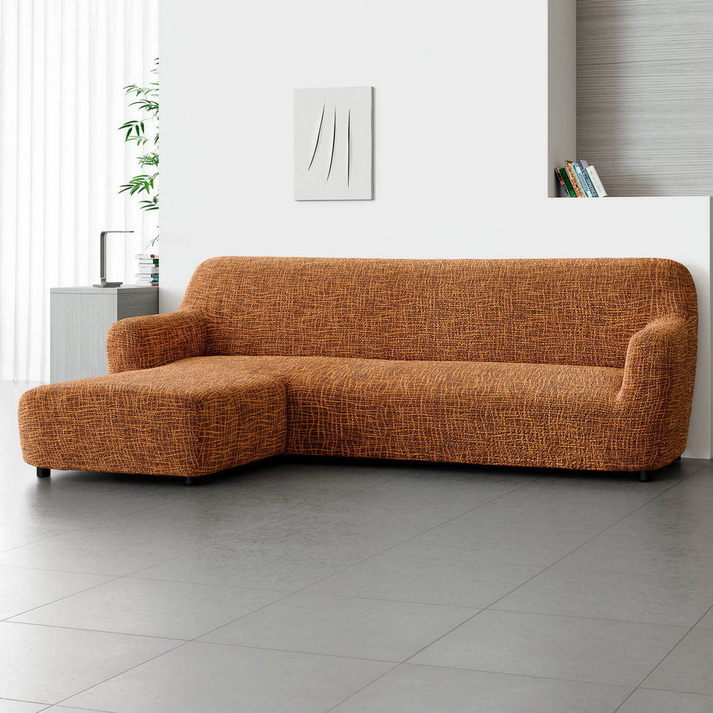 Printed Microfibra - Funda Sofa L Izquierdo Bronze