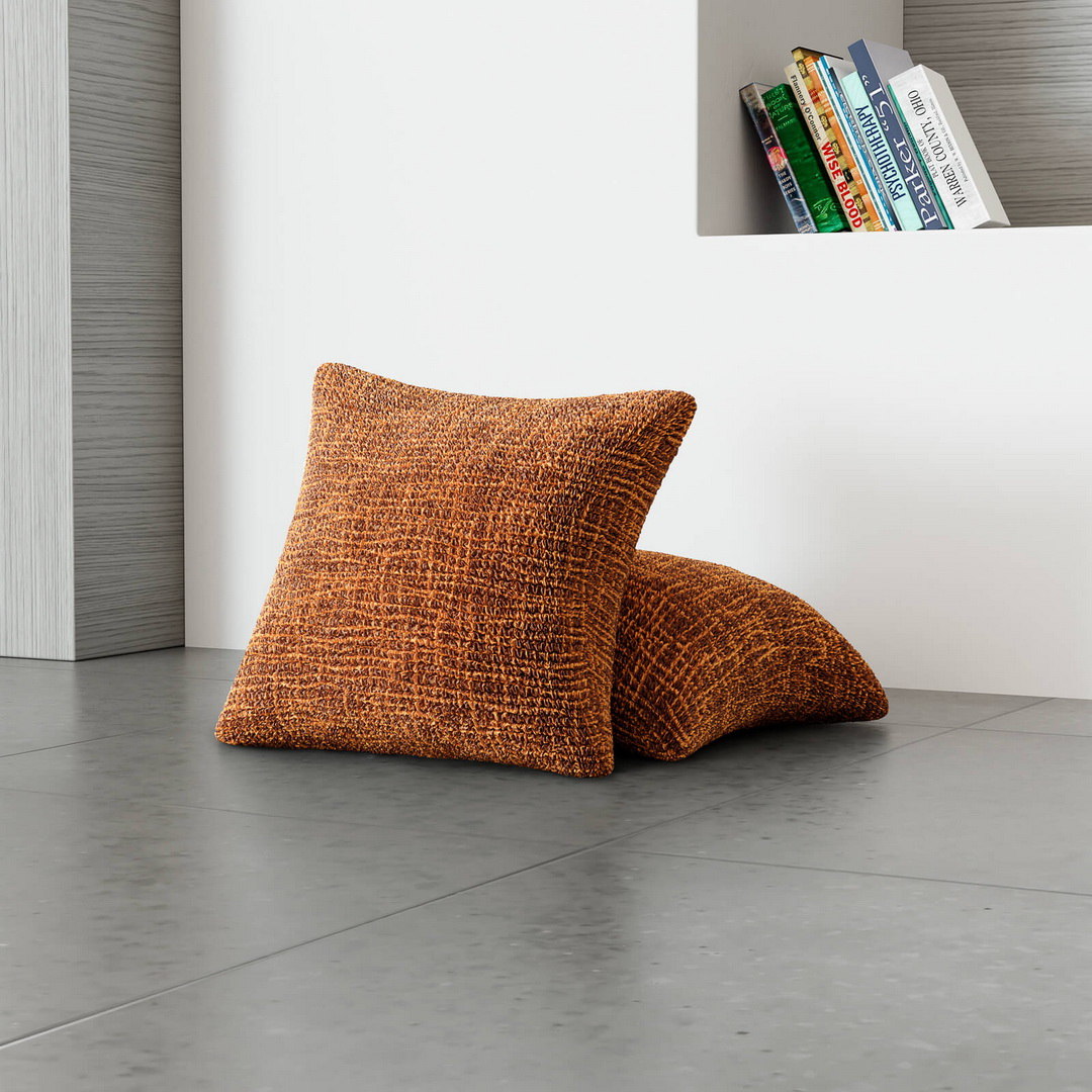 Printed Microfibra - 2 Fundas Cojines Bronze