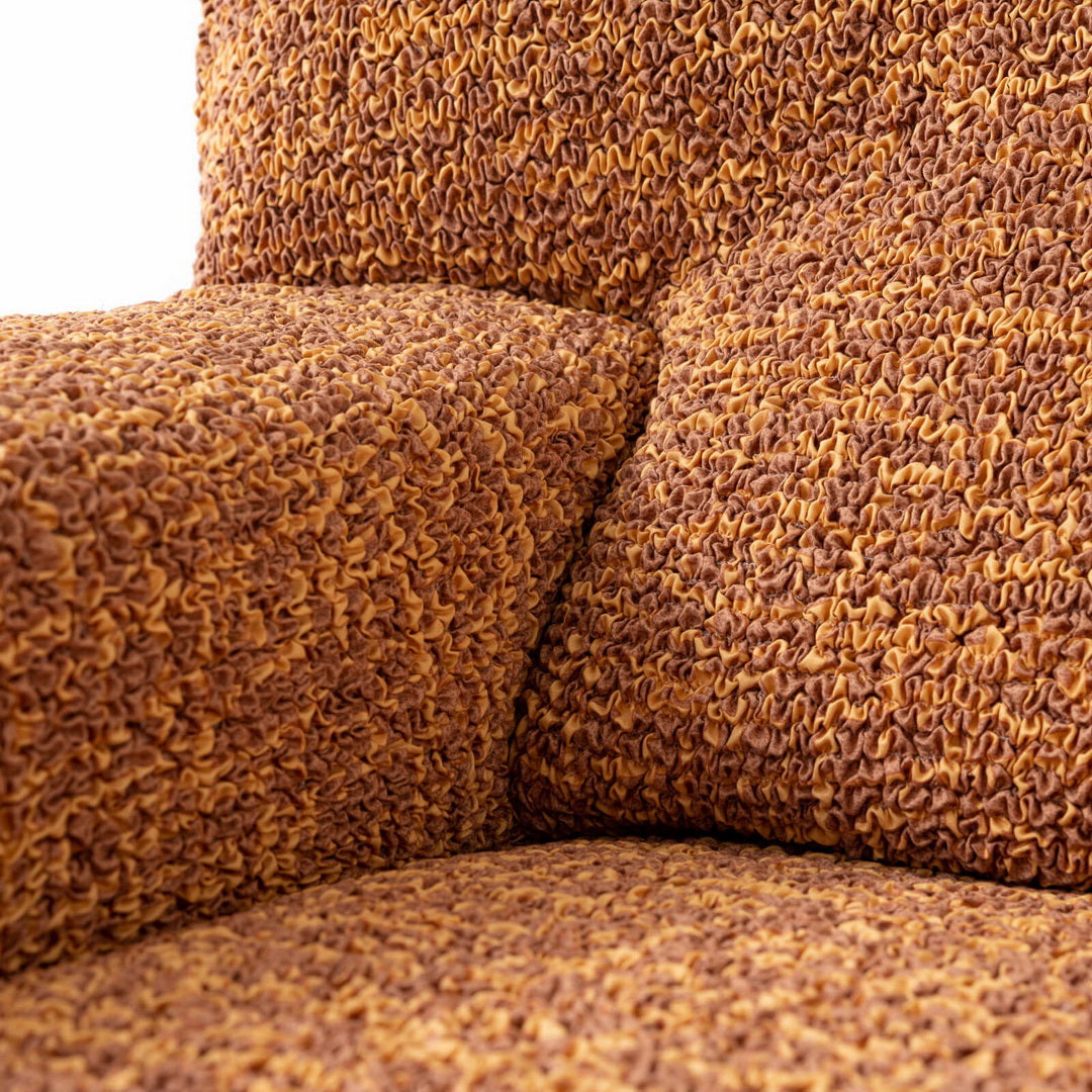 Printed Microfibra - Funda Sofa 3 cuerpos Bronze
