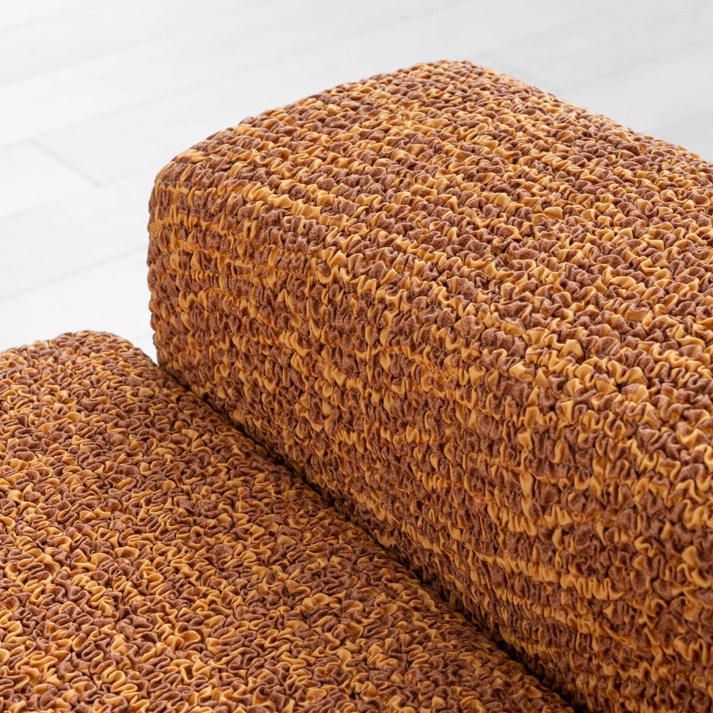 Printed Microfibra - Funda Sofa L Izquierdo Bronze