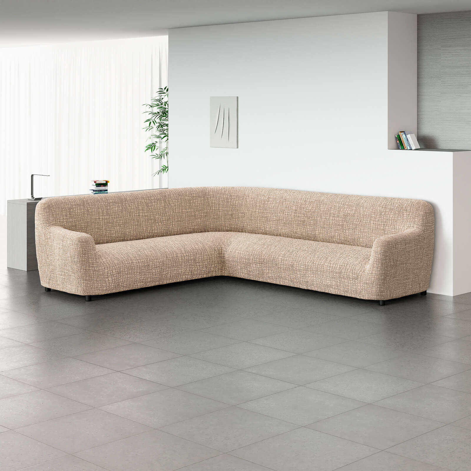 Printed Microfibra - Funda Sofa Esquinero Light