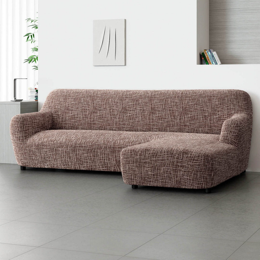 Printed Microfibra - Funda Sofa L Derecho Warm