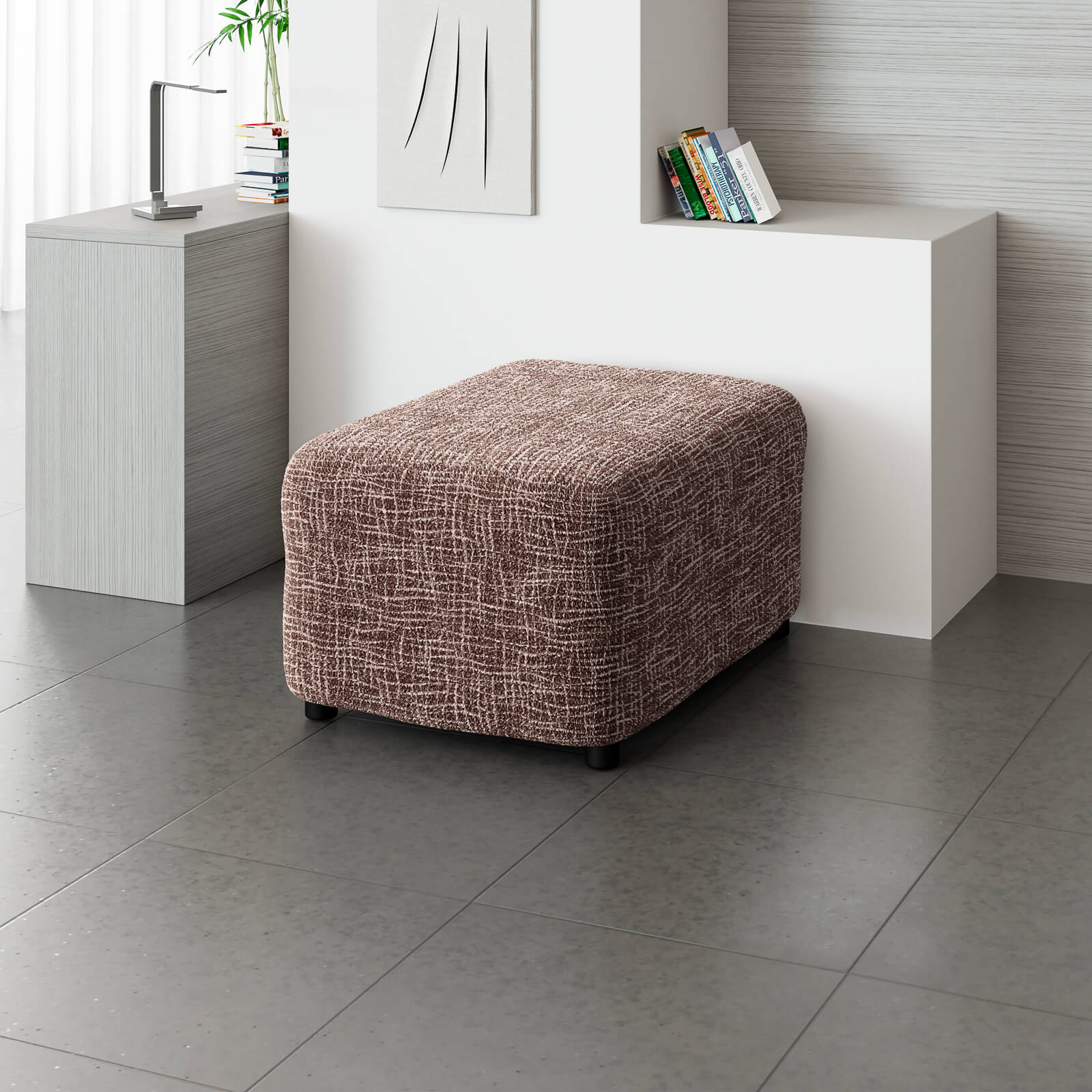 Printed Microfibra - Funda Ottomana Warm