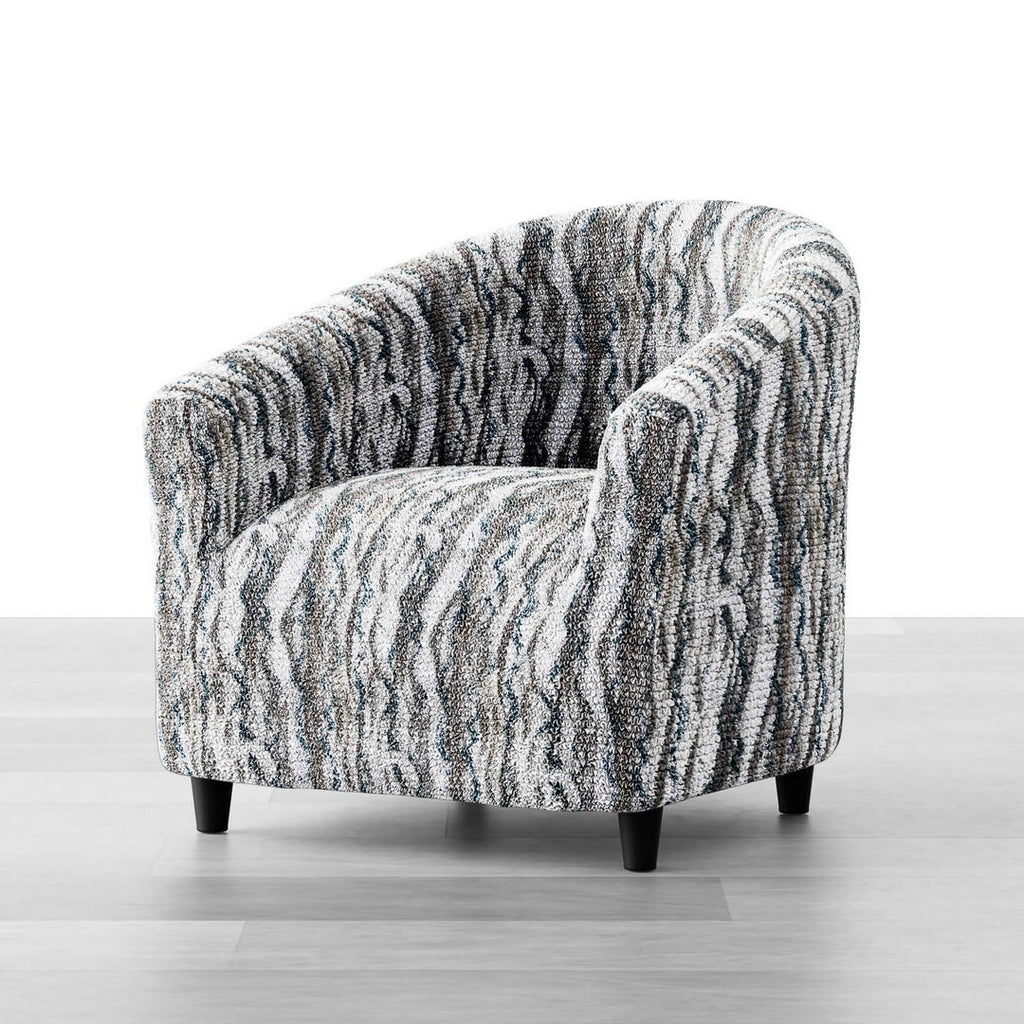 Printed Microfibra - Funda Poltrona Marble