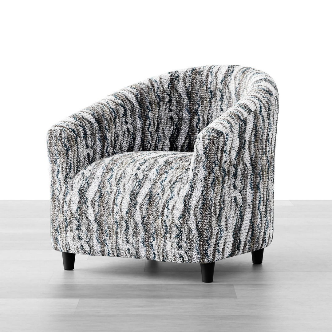 Printed Microfibra - Funda Poltrona Marble
