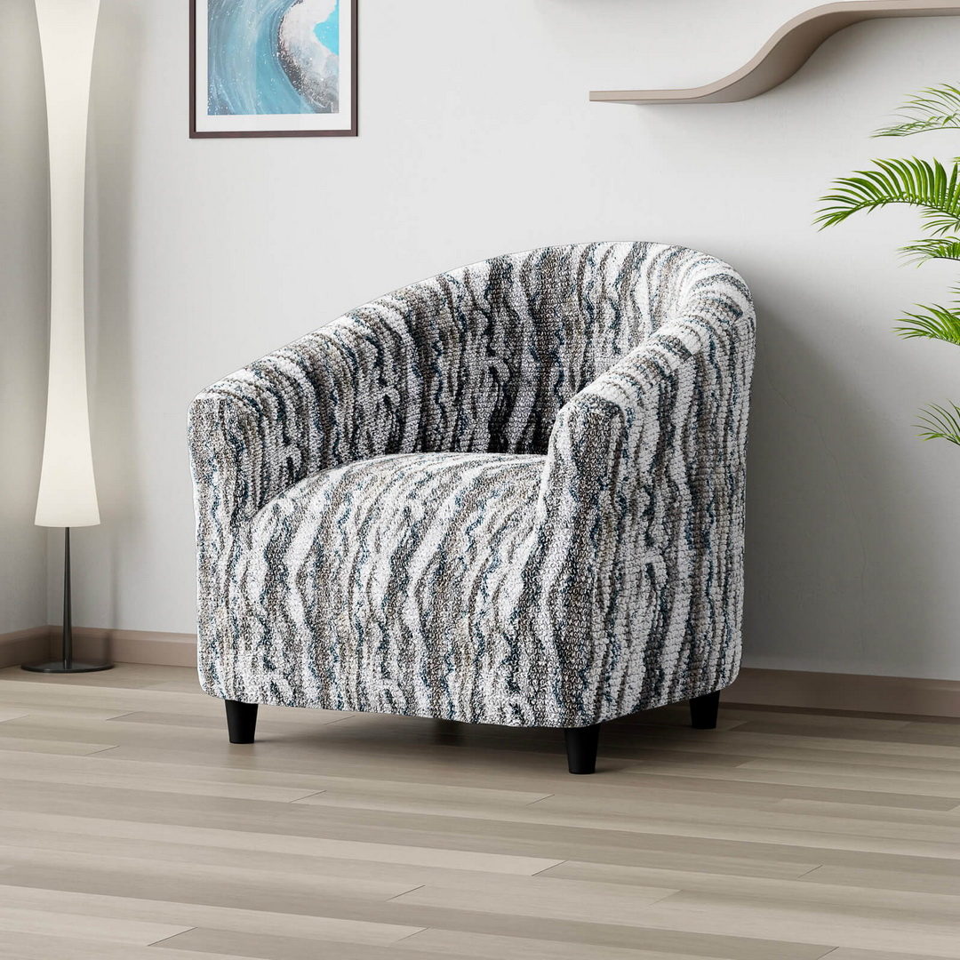 Printed Microfibra - Funda Poltrona Marble