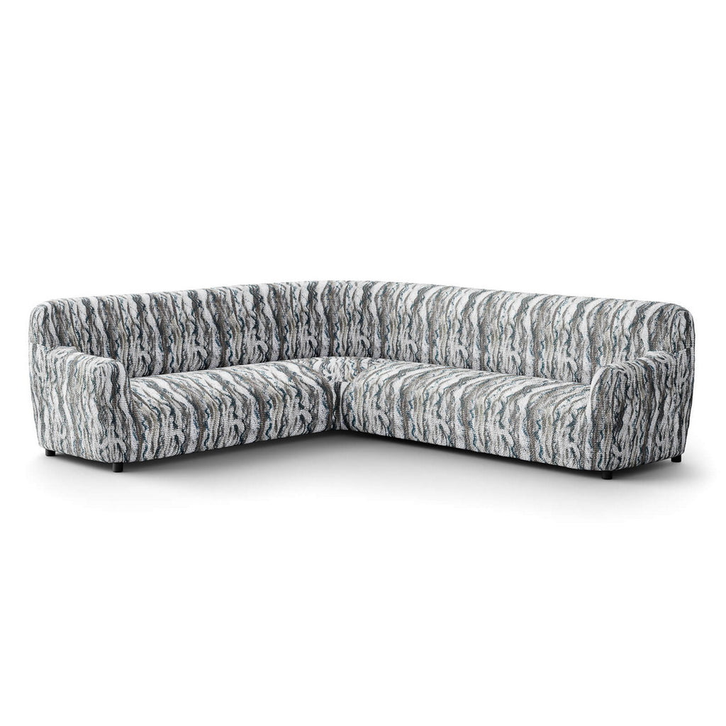 Printed Microfibra - Funda Sofa Esquinero Marble