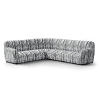 Printed Microfibra - Funda Sofa Esquinero Marble
