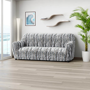 Printed Microfibra - Funda Sofa 3 cuerpos Marble