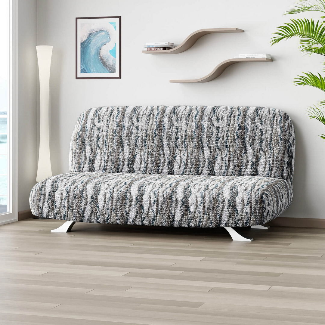 Printed Microfibra - Funda Futon Marble