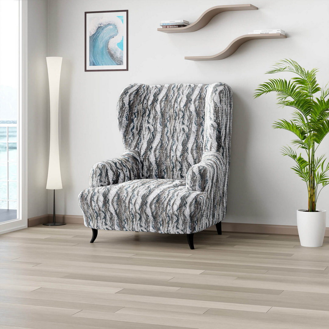 Printed Microfibra - Funda Sitial Marble
