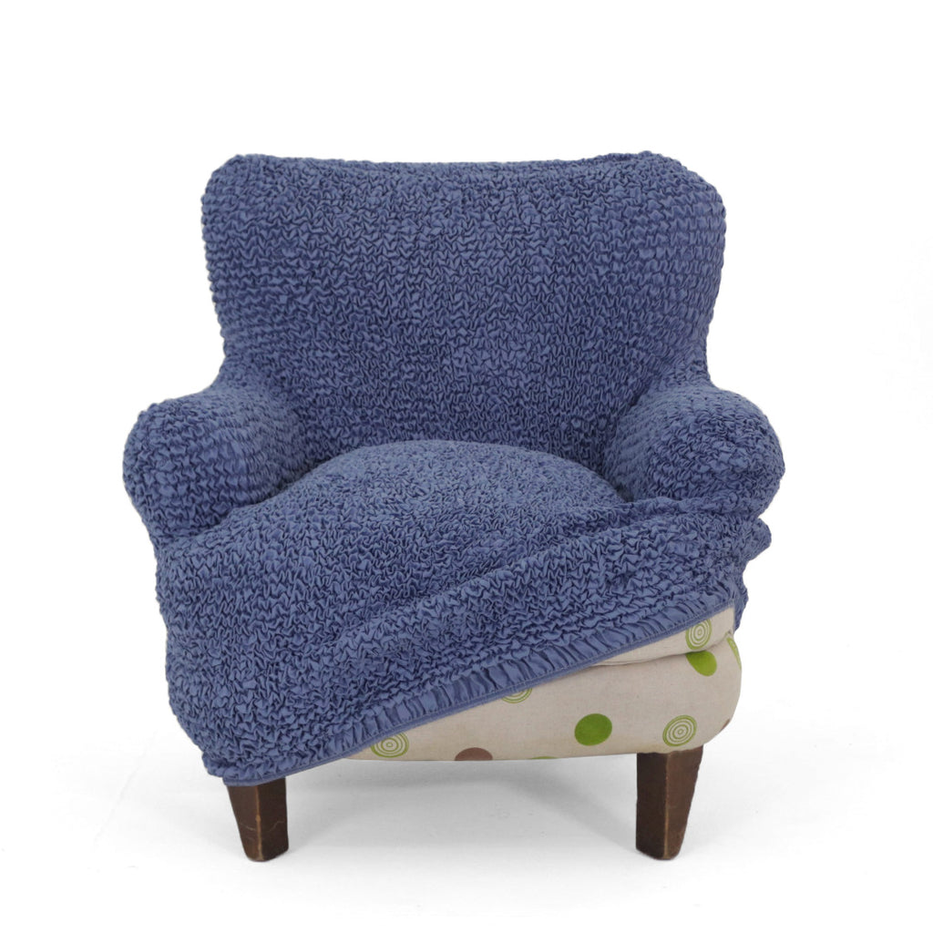 Microfibra - Funda Sillon Blue