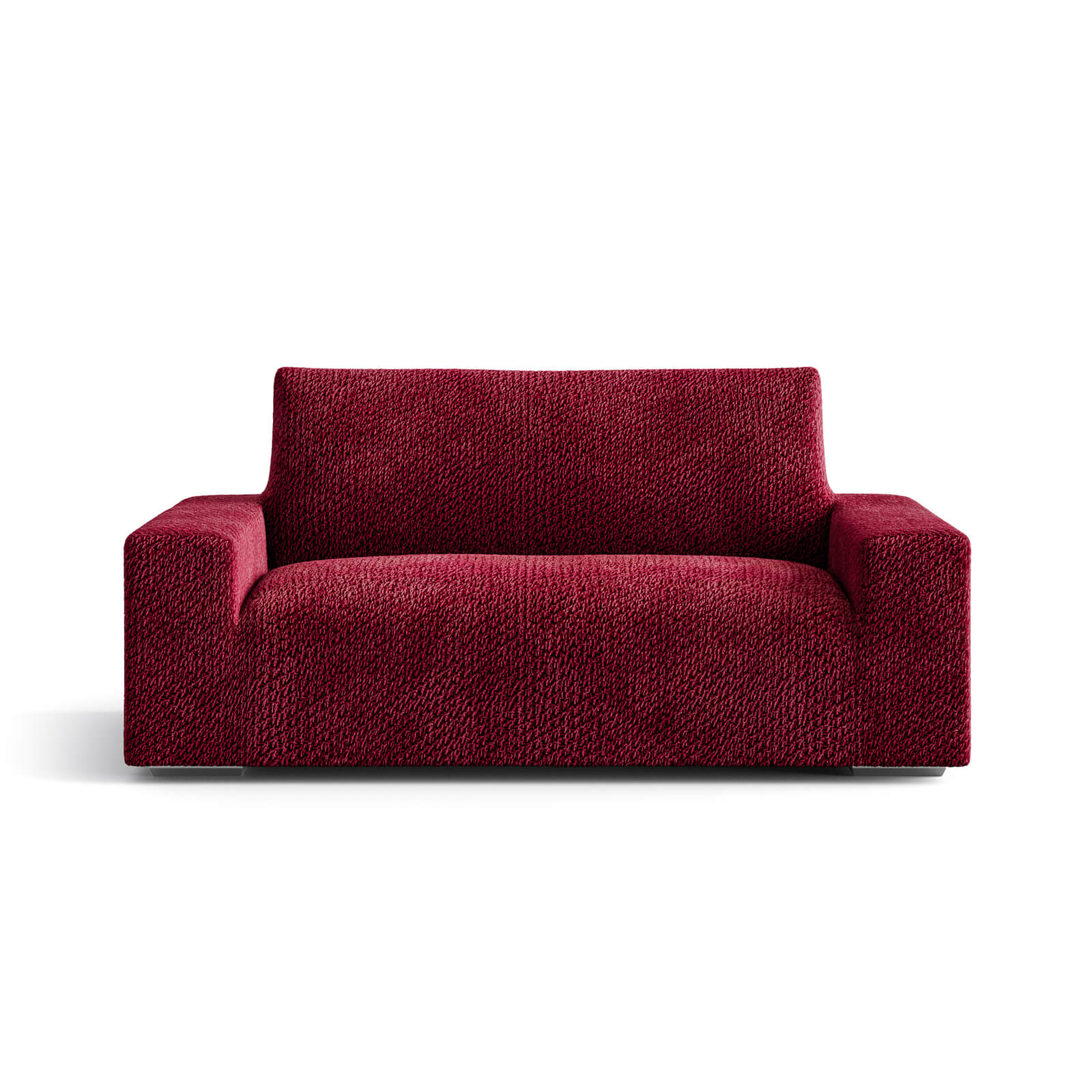 Velvet - Funda Sofa 2 cuerpos Bordeaux