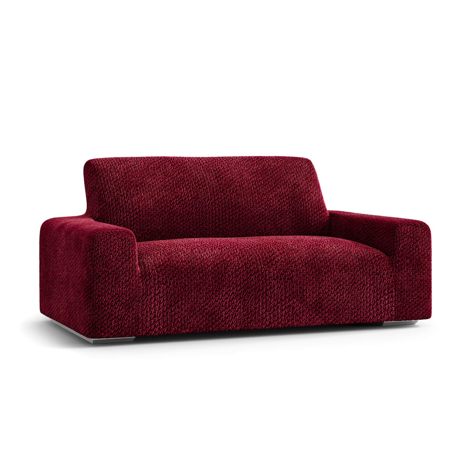 Velvet - Funda Sofa 2 cuerpos Bordeaux