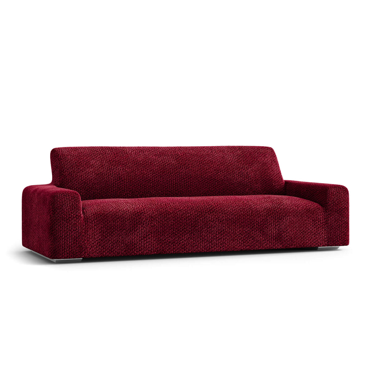 Velvet - Funda Sofa 4 cuerpos Bordeaux