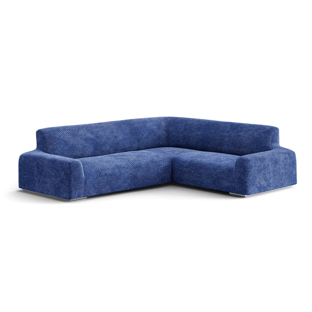Velvet - Funda Sofa Esquinero Blue